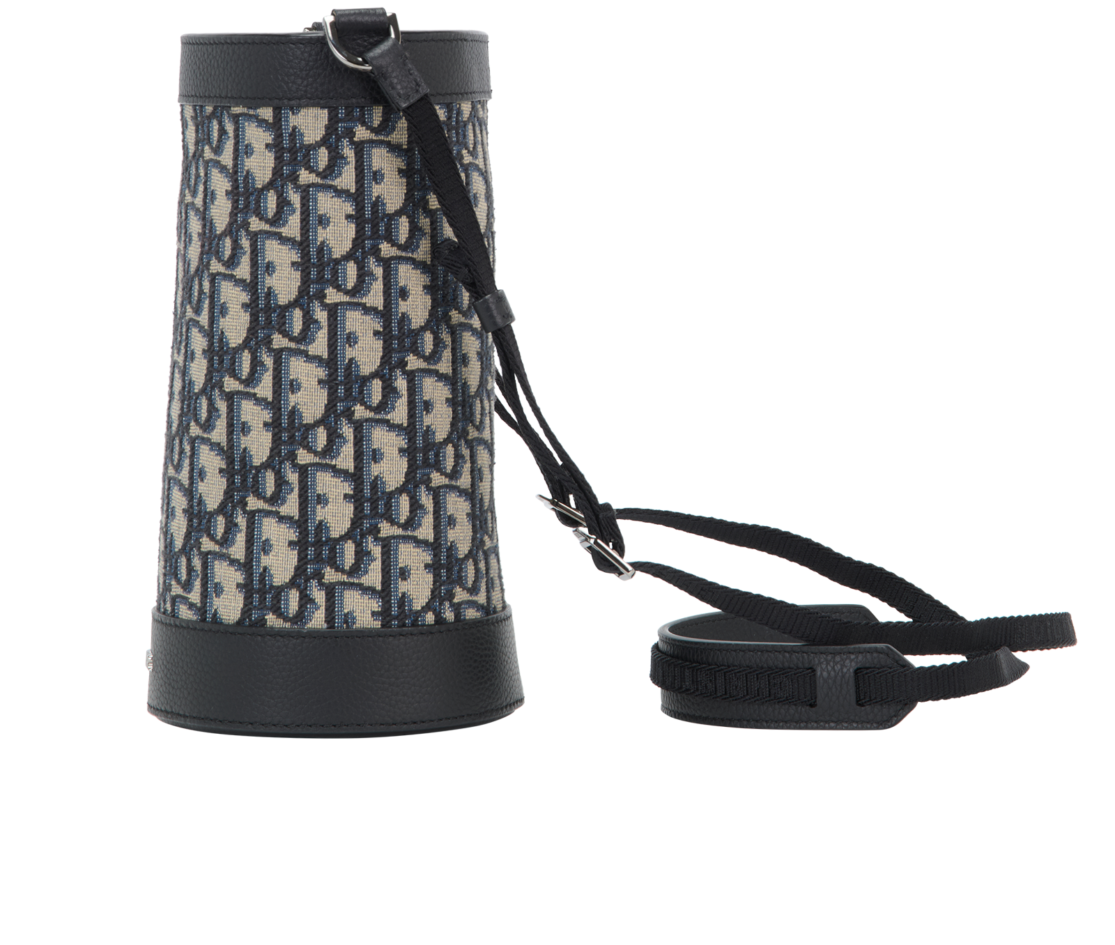 Bottle Holder Crossbody, &pound;650, Handbags, Beige/Black/Blue, Canvas, Bottom view
